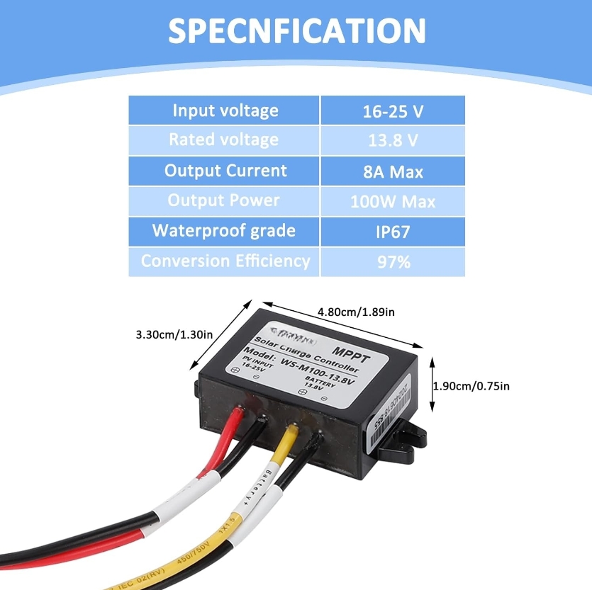 100W For MPPT 1* Solar Charge  - Drone Solar Charger 评论和价格