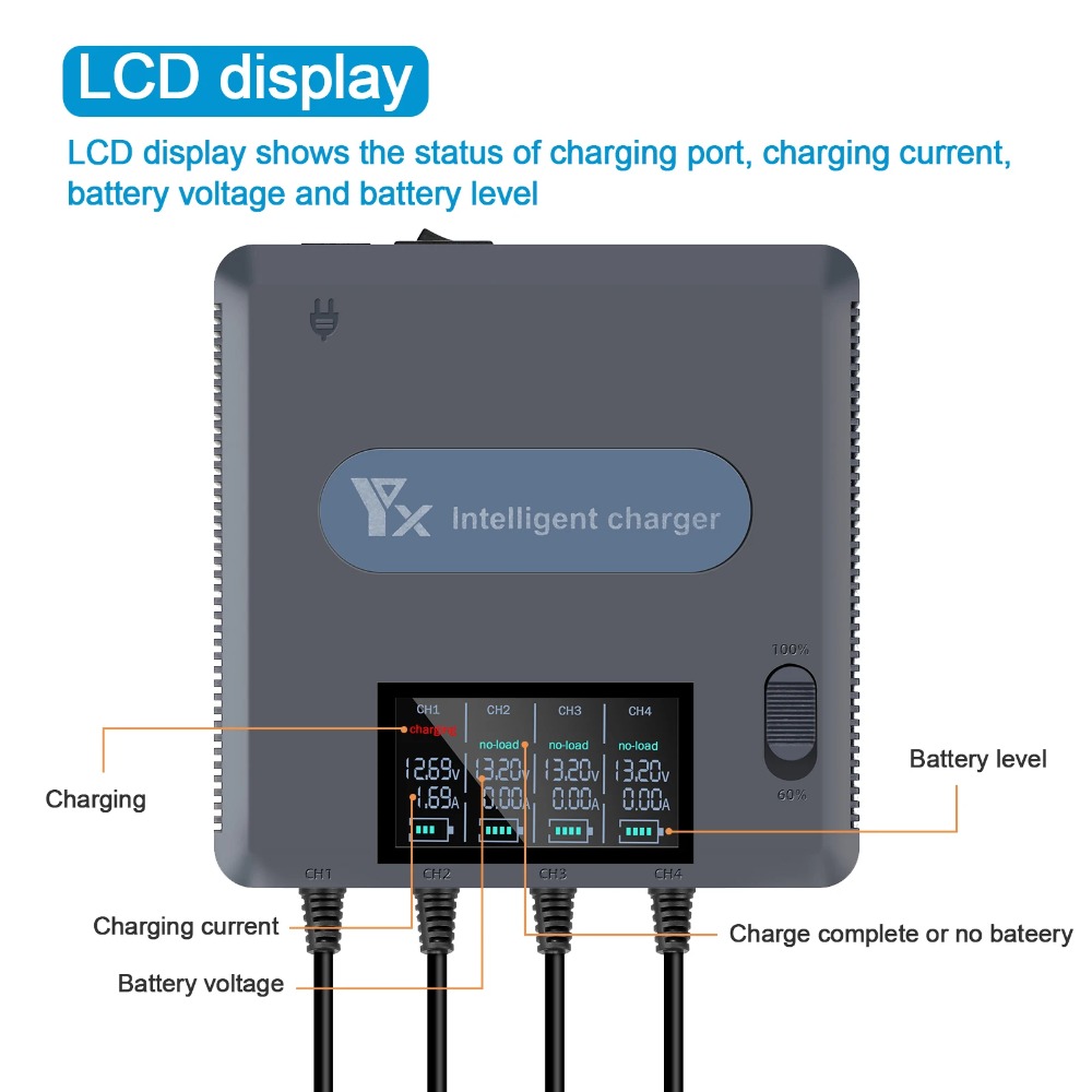 6 in 1 Digital display Battery - Drone Charging Hub 评论和价格