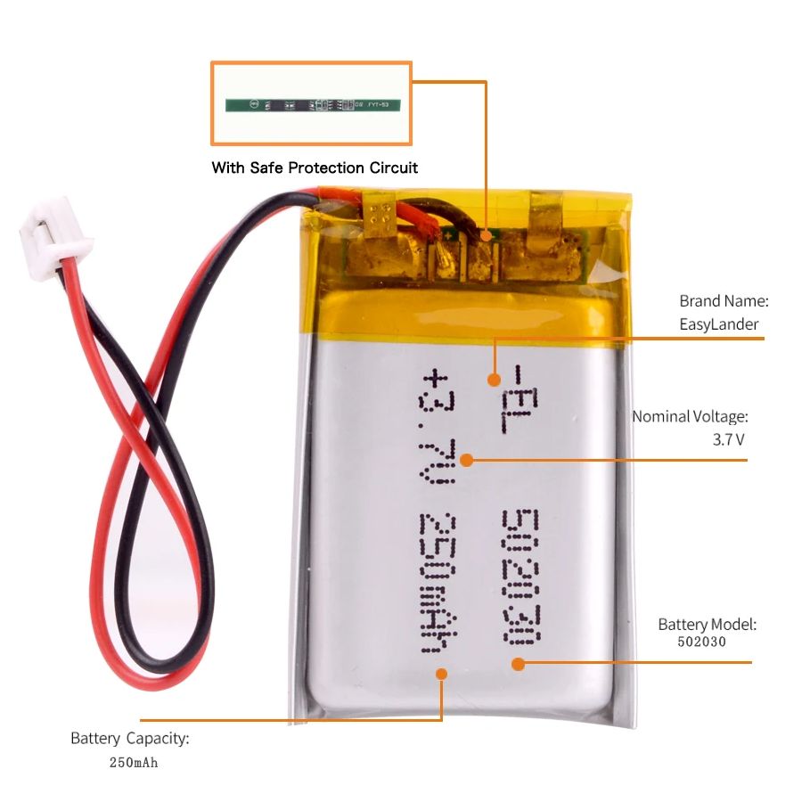 502030 402030 602030 3.7V 250m - Drone Beacon Light 评论和价格